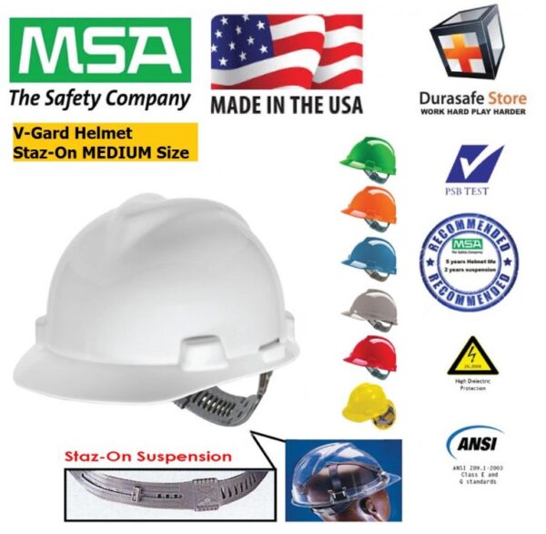 V-Guard Safety Helmet (MSA)