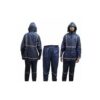 Polyester Pants and Shirt Raincoat with Reflector