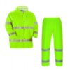 Polyester Pants and Shirt Raincoat with Reflector